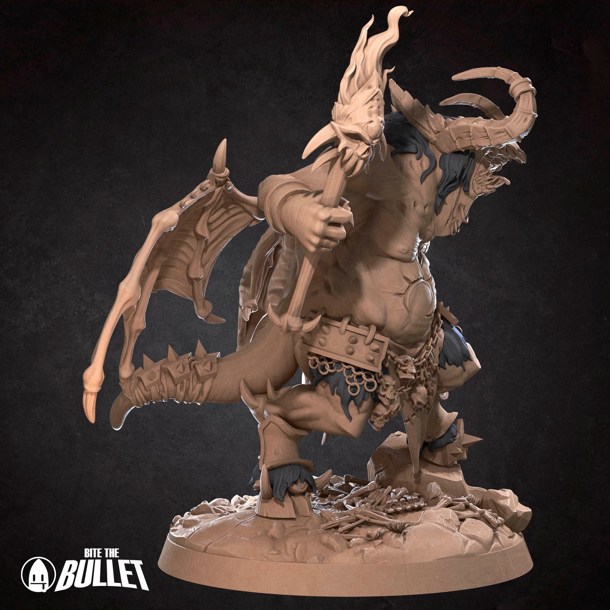 Blood Boss | Bite The Bullet | 35mm Scale | Resin Printed Tabletop RPG Miniature Figures | DND | 5E