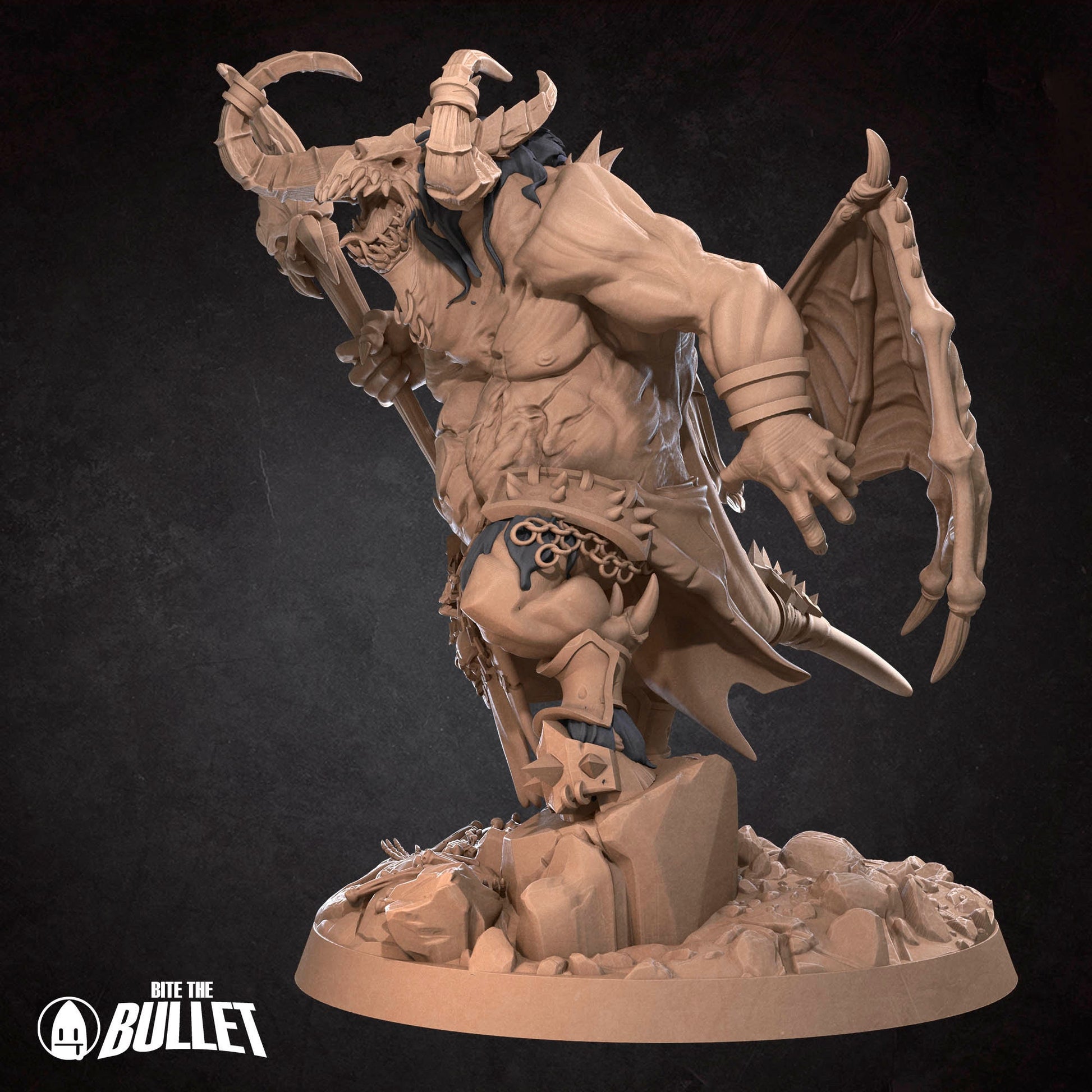 Blood Boss | Bite The Bullet | 35mm Scale | Resin Printed Tabletop RPG Miniature Figures | DND | 5E