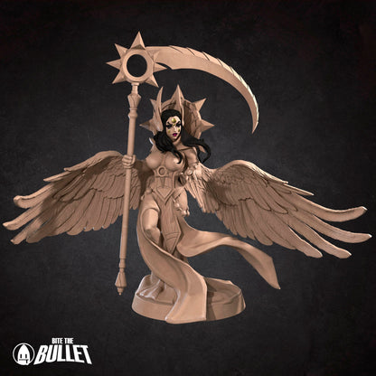 Death Angel Boss | NSFW Option | Bite The Bullet | 35mm Scale | Resin Printed Tabletop RPG Miniature Figures | DND | 5E
