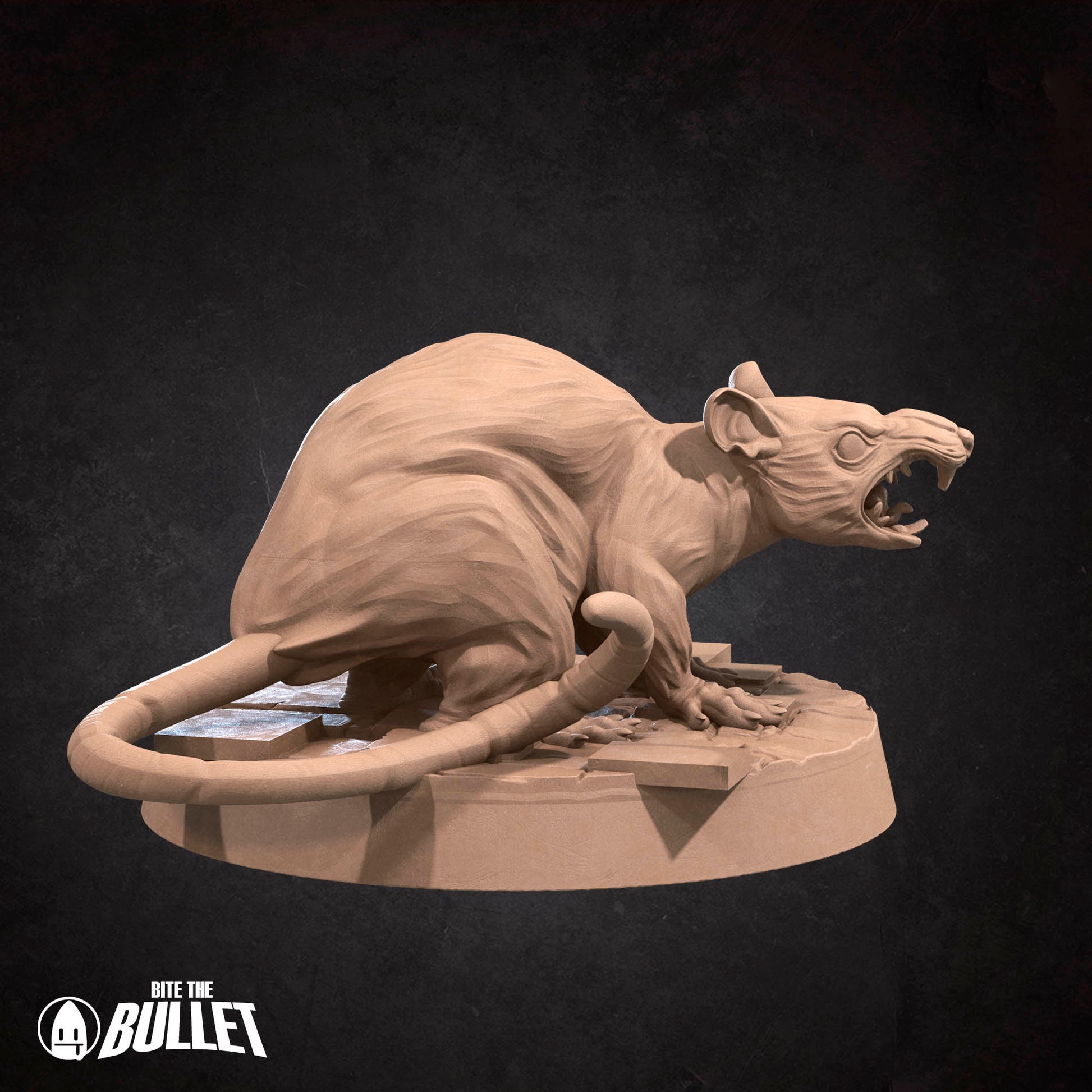 Graveyard Rat Minions Set | Bite The Bullet | 35mm Scale | Resin Printed Tabletop RPG Miniature Figures | DND | 5E
