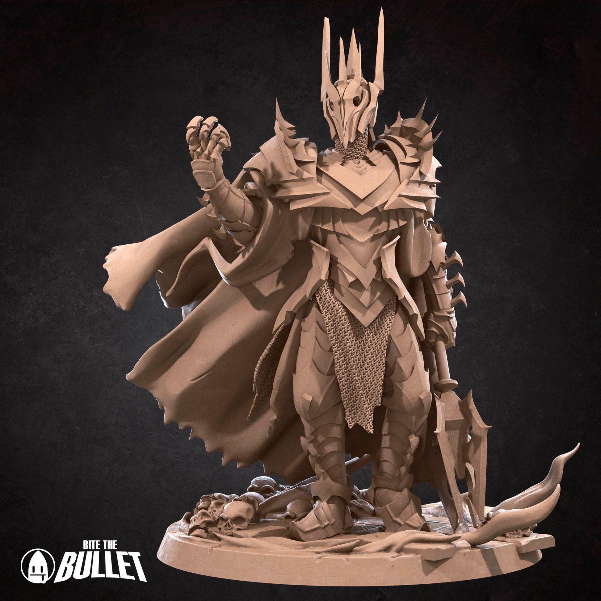 Dark Lord | Bite The Bullet | 35mm Scale | Resin Printed Tabletop RPG Miniature Figures | DND | 5E
