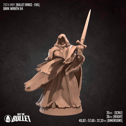 Dark Wraiths Set | Bite The Bullet | 35mm Scale | Resin Printed Tabletop RPG Miniature Figures | DND | 5E