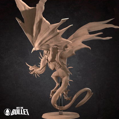 Mounted Witch King | Bite The Bullet | 35mm Scale | Resin Printed Tabletop RPG Miniature Figures | DND | 5E