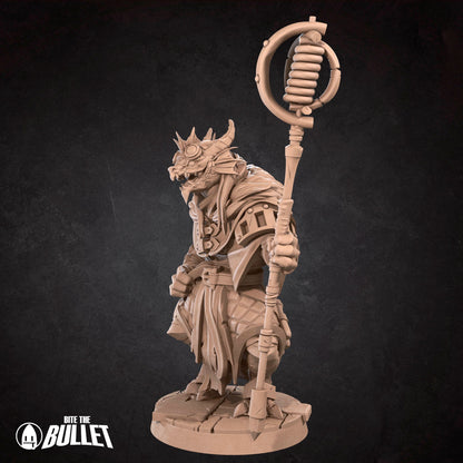 Dragonborn Artificer | Bite The Bullet | 35mm Scale | Resin Printed Tabletop RPG Miniature Figures | DND | 5E