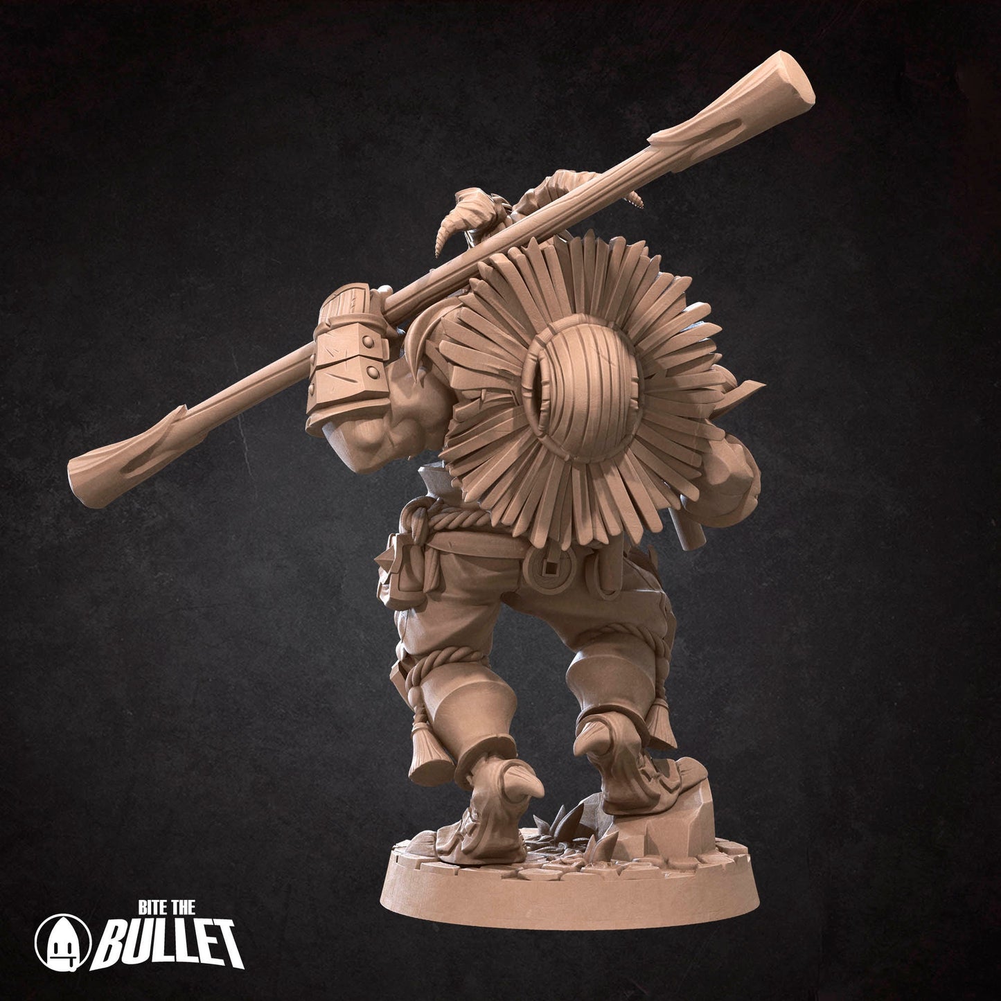 Dragonborn Monk | Bite The Bullet | 35mm Scale | Resin Printed Tabletop RPG Miniature Figures | DND | 5E