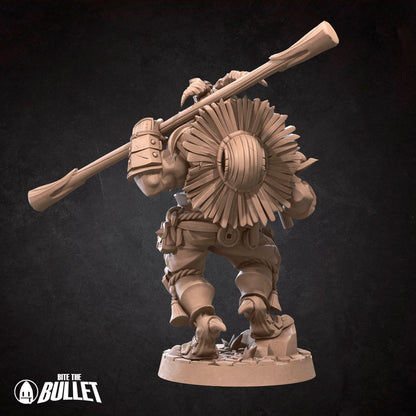 Dragonborn Monk | Bite The Bullet | 35mm Scale | Resin Printed Tabletop RPG Miniature Figures | DND | 5E