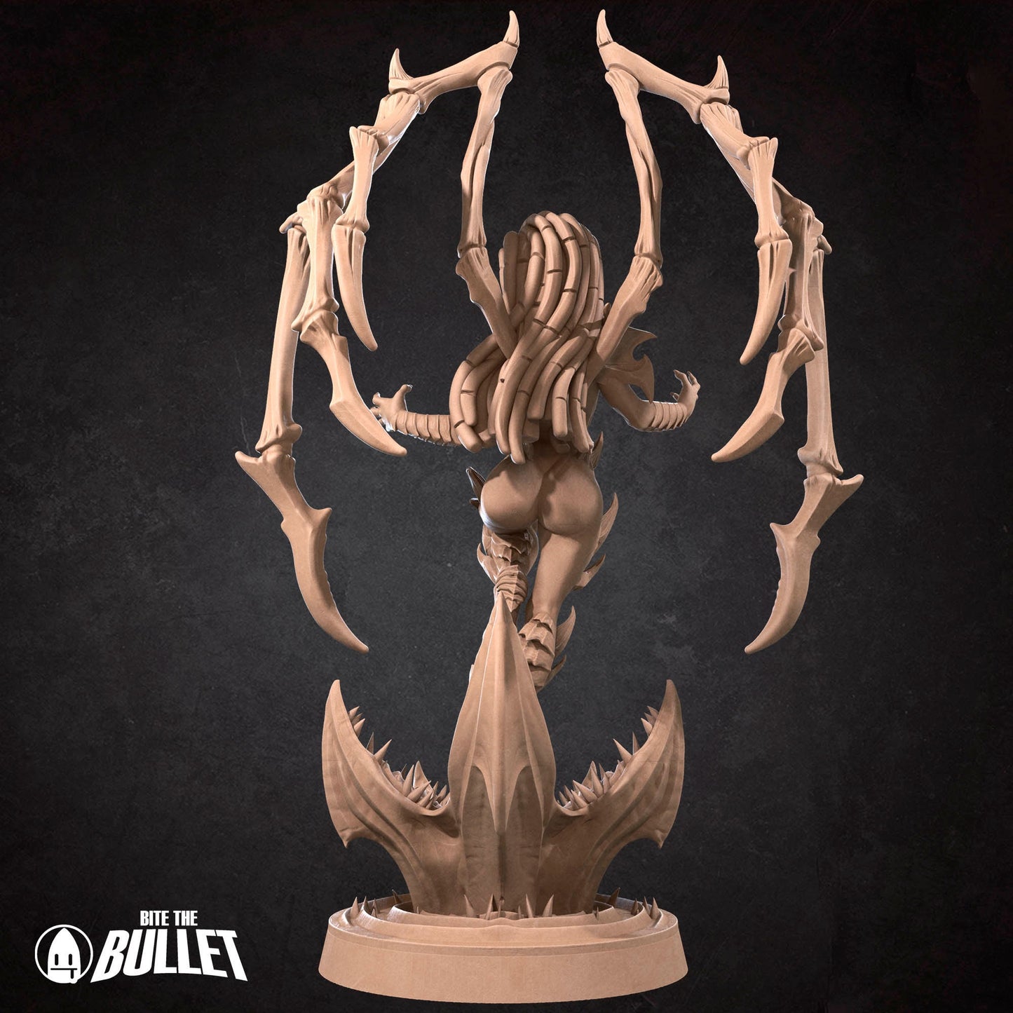 Sarah Queen Of Blades | NSFW Option | Bite The Bullet | 35mm Scale | Resin Printed Tabletop RPG Miniature Figures | DND | 5E