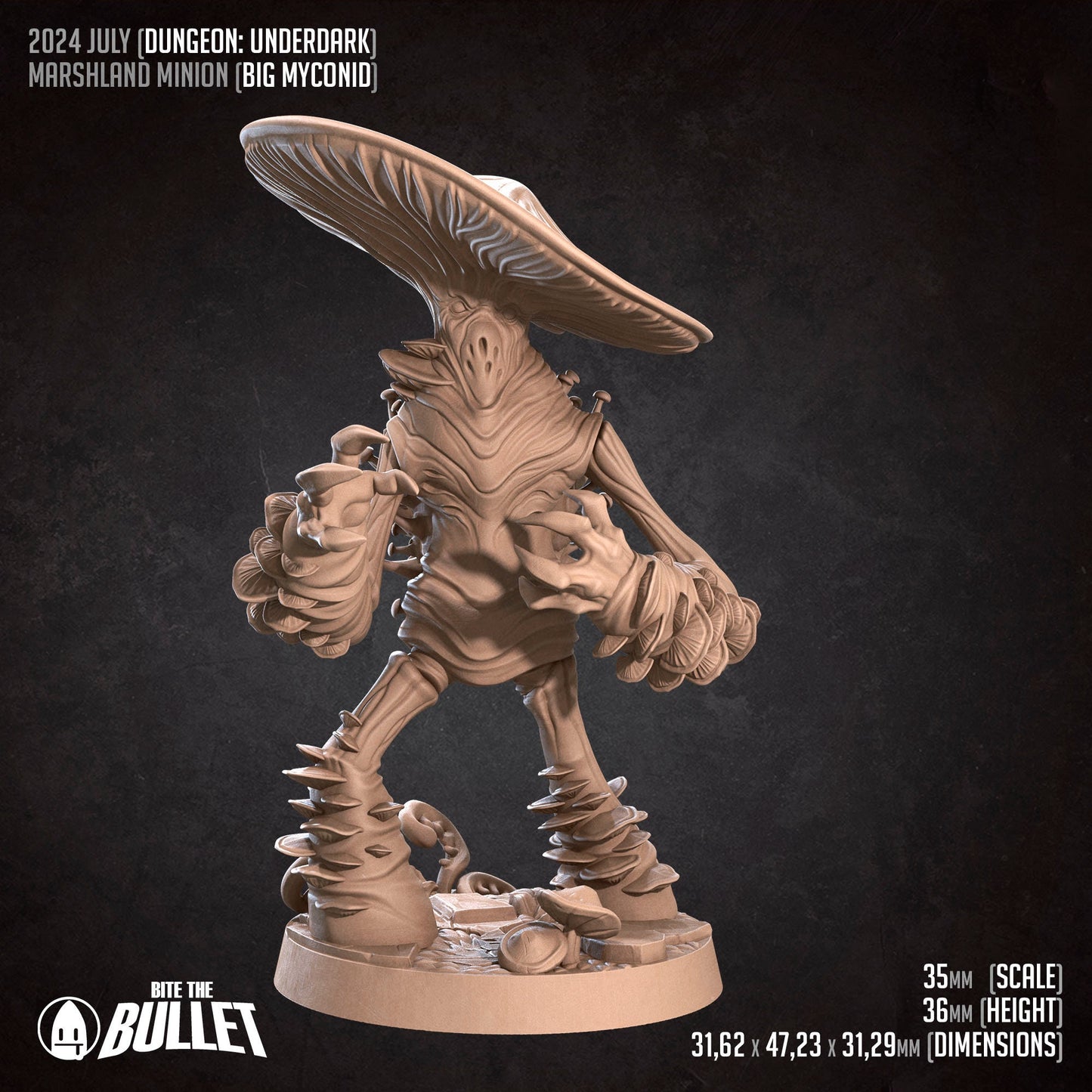 Marshland Minion | Bite The Bullet | 35mm Scale | Resin Printed Tabletop RPG Miniature Figures | DND | 5E
