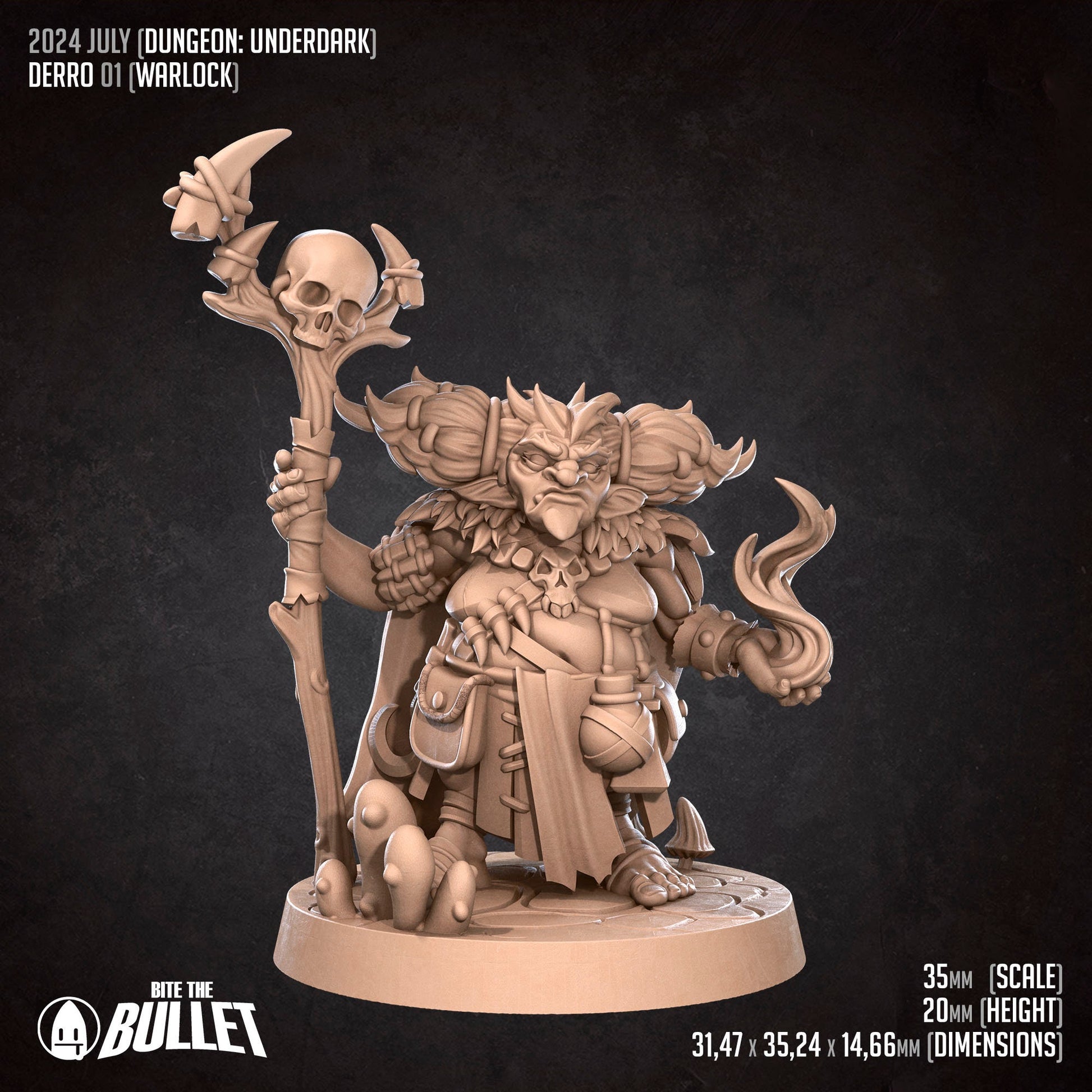 Derro Set | Bite The Bullet | 35mm Scale | Resin Printed Tabletop RPG Miniature Figures | DND | 5E