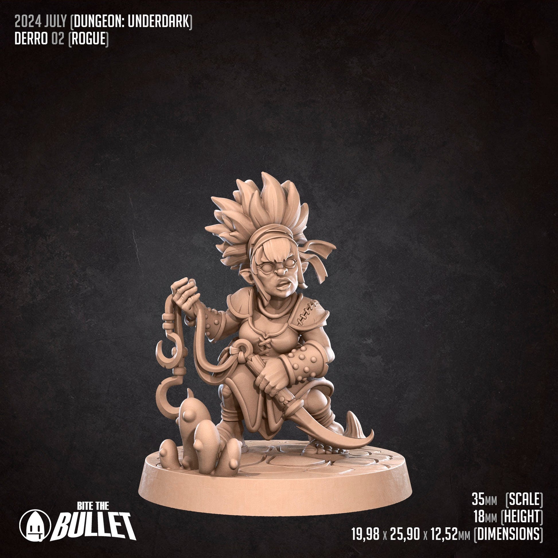 Derro Set | Bite The Bullet | 35mm Scale | Resin Printed Tabletop RPG Miniature Figures | DND | 5E