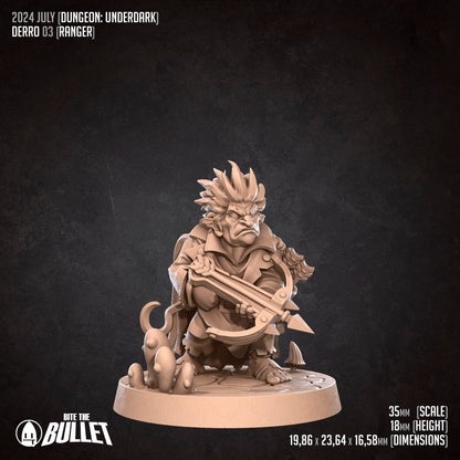Derro Set | Bite The Bullet | 35mm Scale | Resin Printed Tabletop RPG Miniature Figures | DND | 5E
