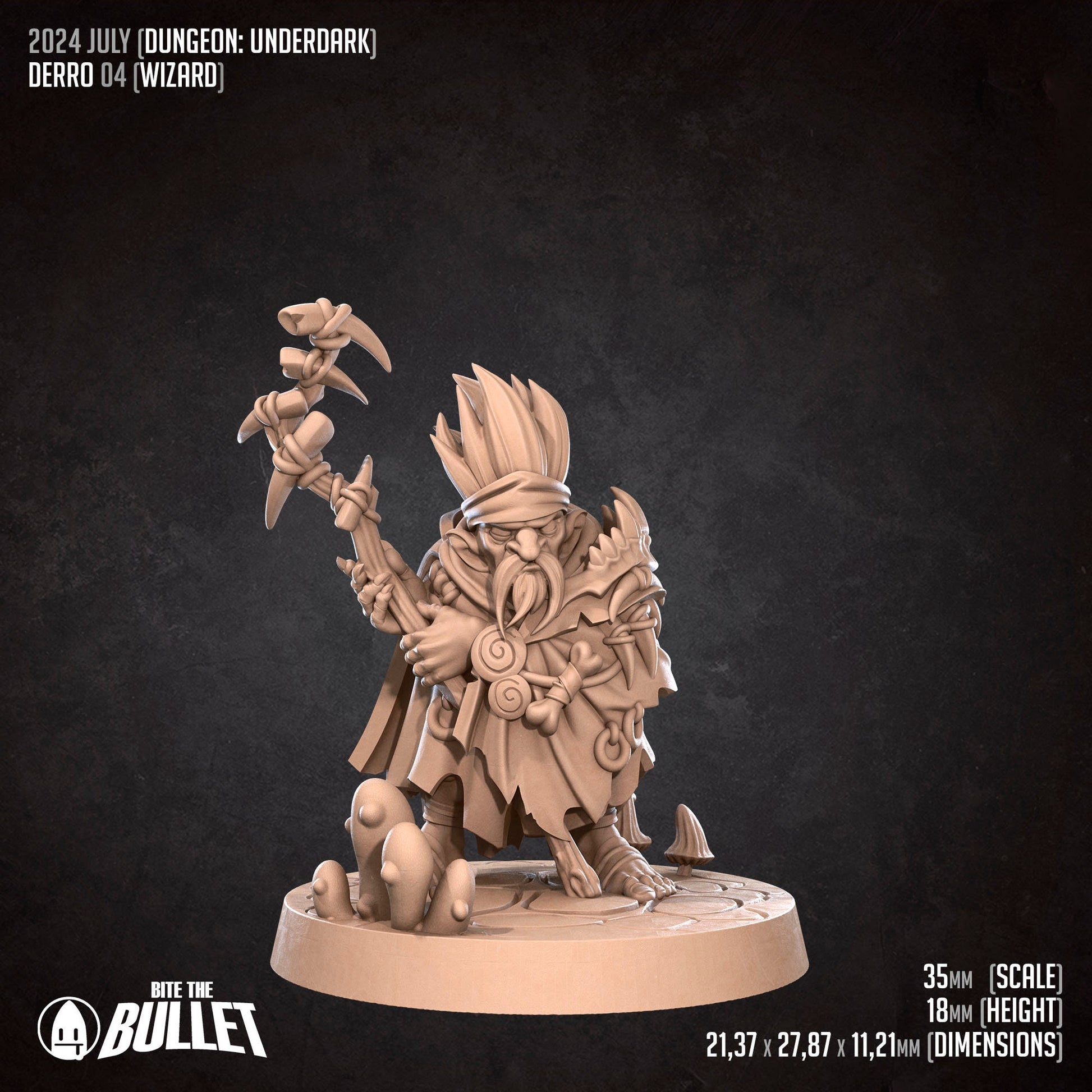 Derro Set | Bite The Bullet | 35mm Scale | Resin Printed Tabletop RPG Miniature Figures | DND | 5E