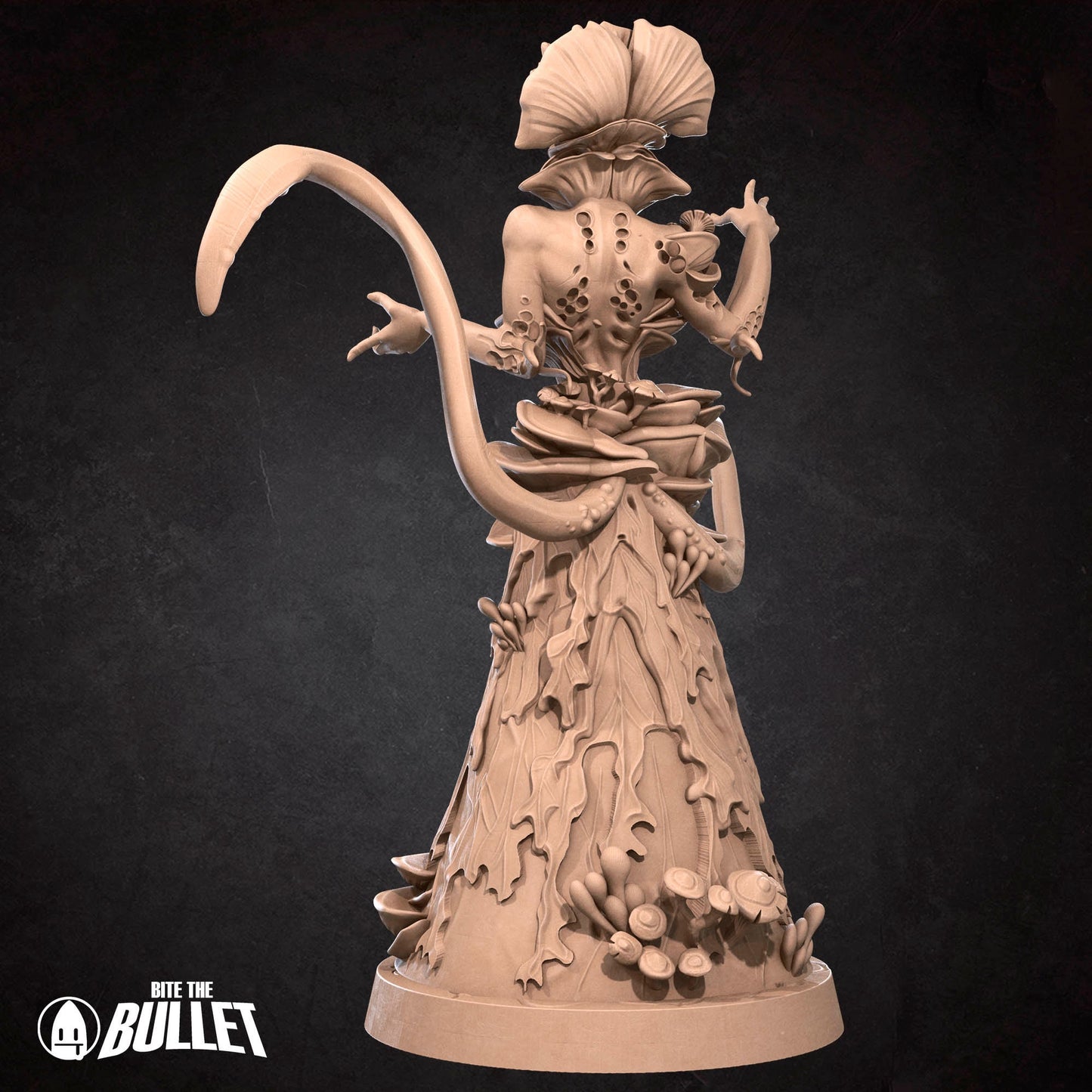 Zuggy Queen Of Fungi | NSFW Option | Bite The Bullet | 35mm Scale | Resin Printed Tabletop RPG Miniature Figures | DND | 5E