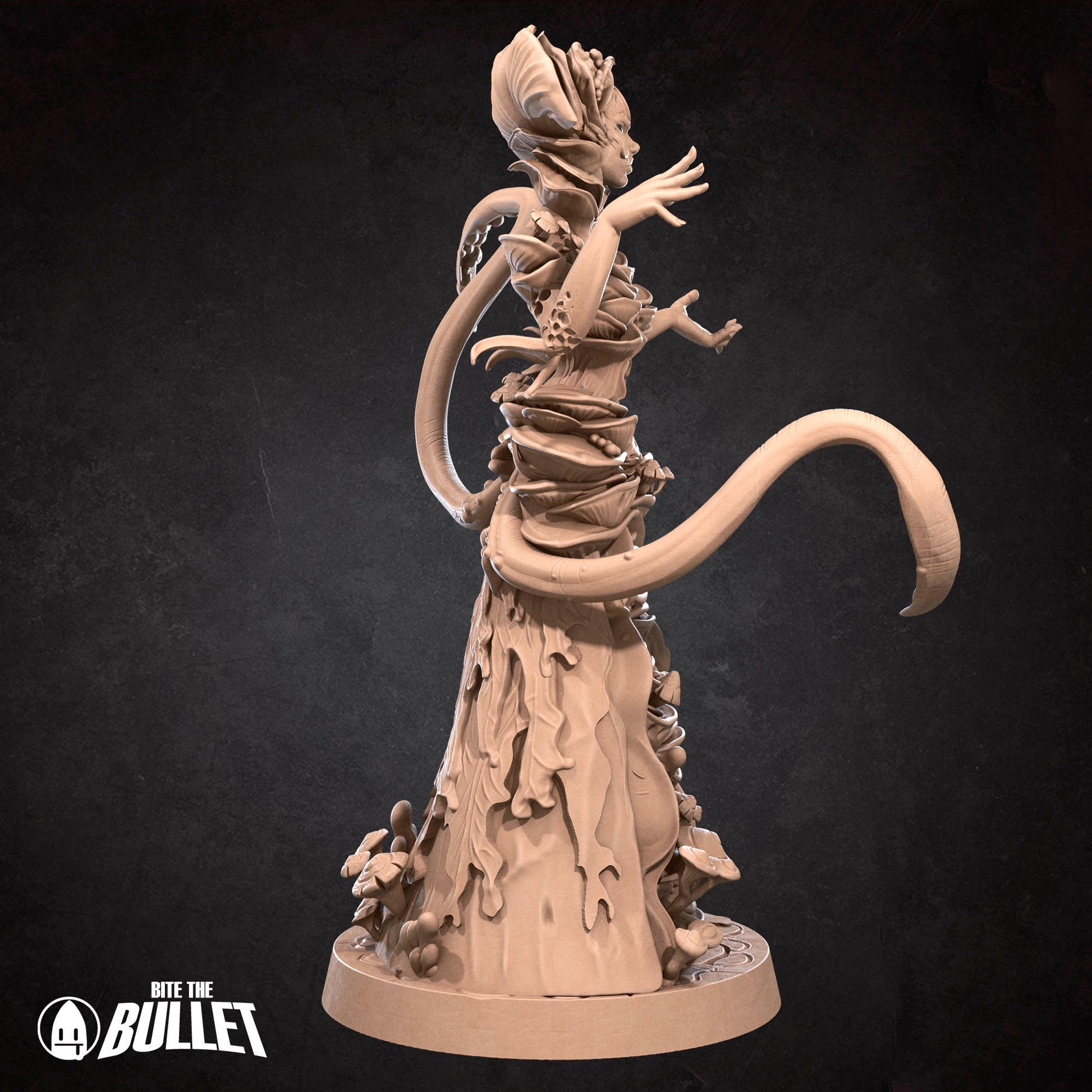 Zuggy Queen Of Fungi | NSFW Option | Bite The Bullet | 35mm Scale | Resin Printed Tabletop RPG Miniature Figures | DND | 5E