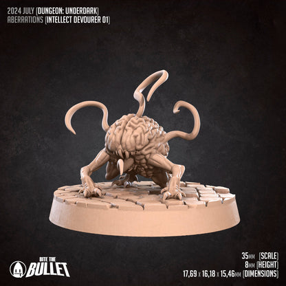 Intellect Devourer Set | Bite The Bullet | 35mm Scale | Resin Printed Tabletop RPG Miniature Figures | DND | 5E