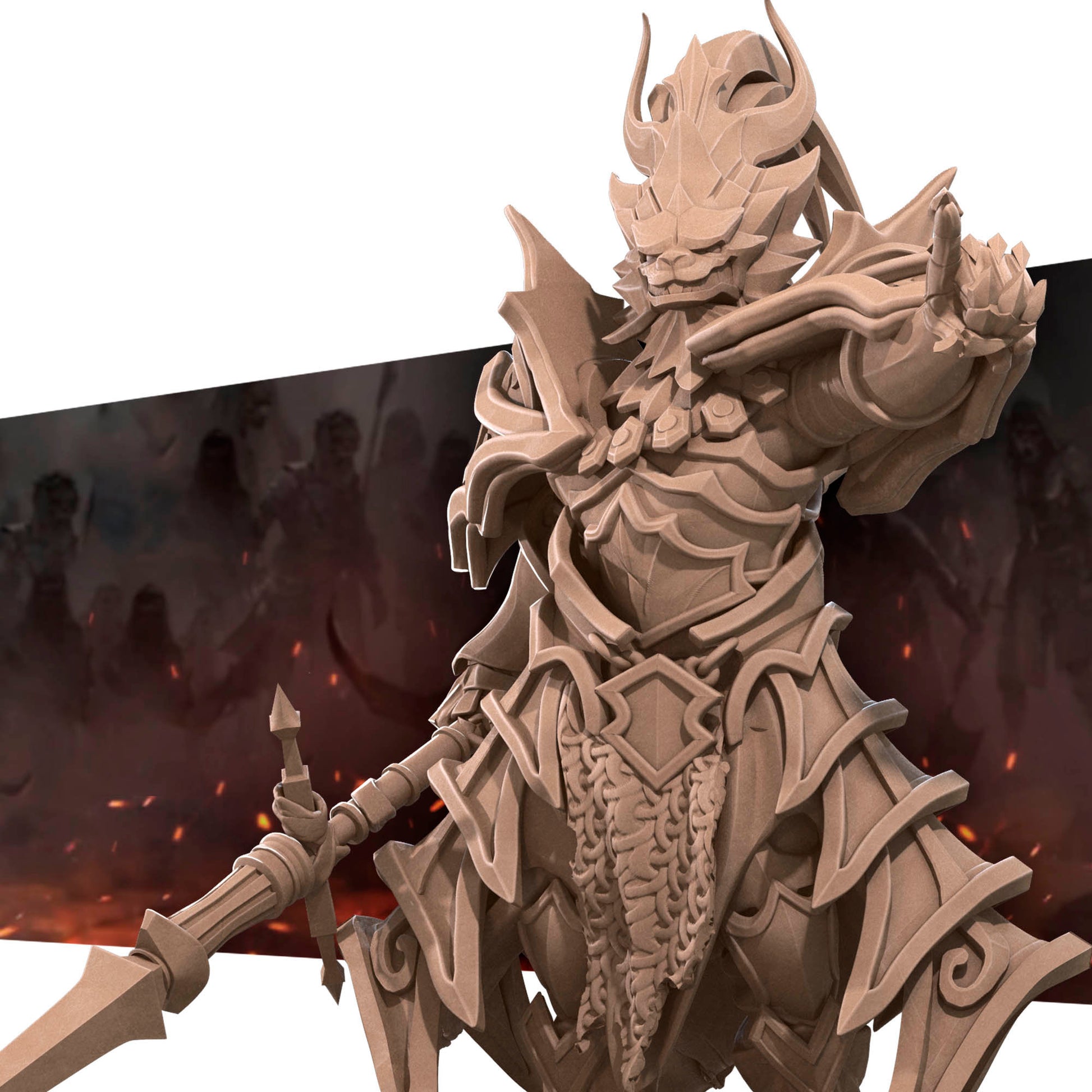 Leo The Dragon Slayer | Bite The Bullet | 35mm Scale | Resin Printed Tabletop RPG Miniature Figures | DND | 5E