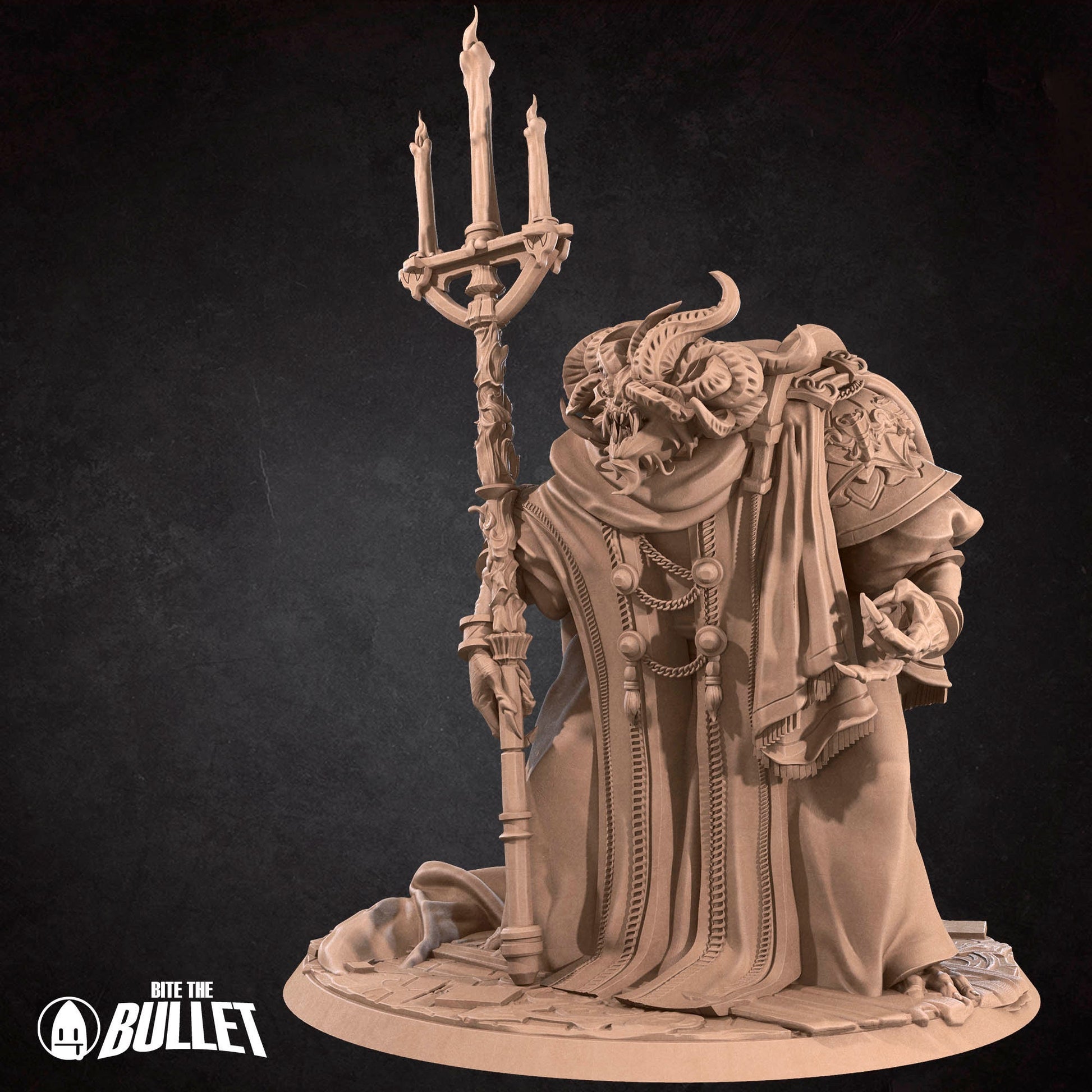 Moe The Lord Of Blood | Bite The Bullet | 35mm Scale | Resin Printed Tabletop RPG Miniature Figures | DND | 5E