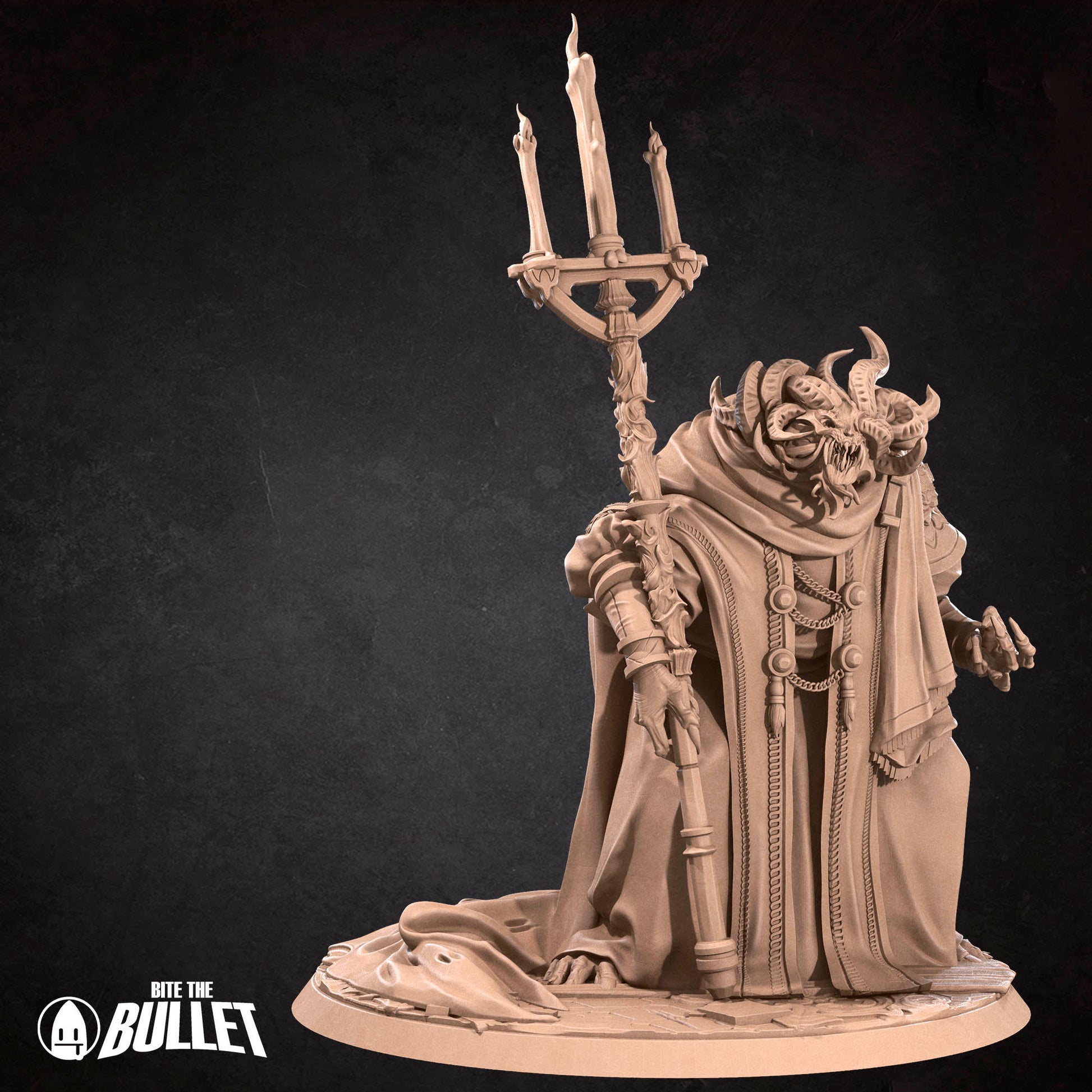 Moe The Lord Of Blood | Bite The Bullet | 35mm Scale | Resin Printed Tabletop RPG Miniature Figures | DND | 5E