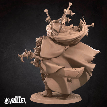 Rayan The Starscourge | Bite The Bullet | 35mm Scale | Resin Printed Tabletop RPG Miniature Figures | DND | 5E