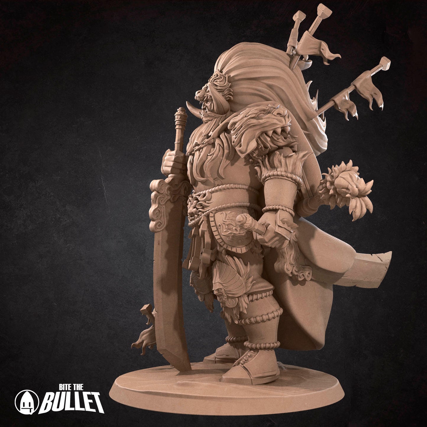 Rayan The Starscourge | Bite The Bullet | 35mm Scale | Resin Printed Tabletop RPG Miniature Figures | DND | 5E