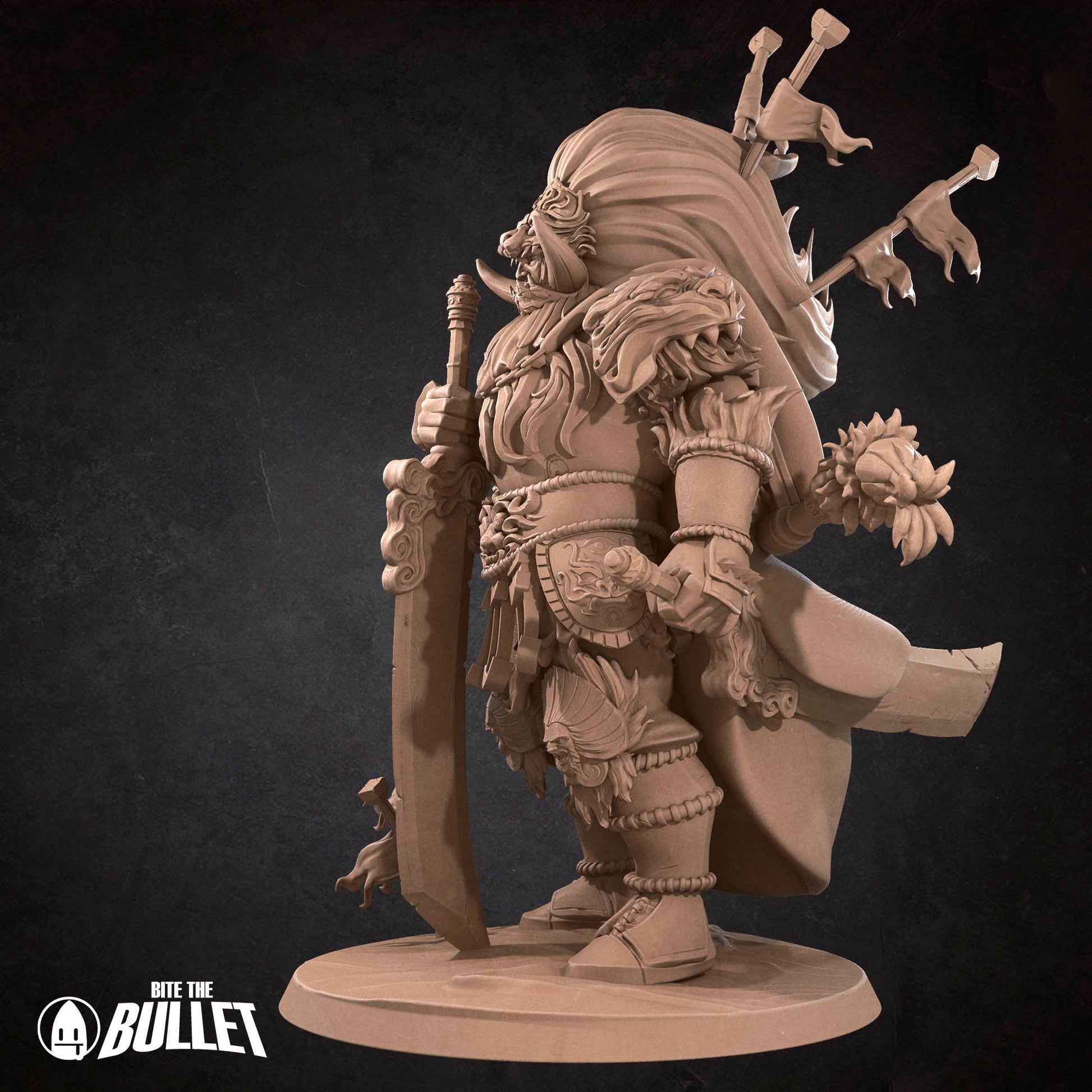 Rayan The Starscourge | Bite The Bullet | 35mm Scale | Resin Printed Tabletop RPG Miniature Figures | DND | 5E