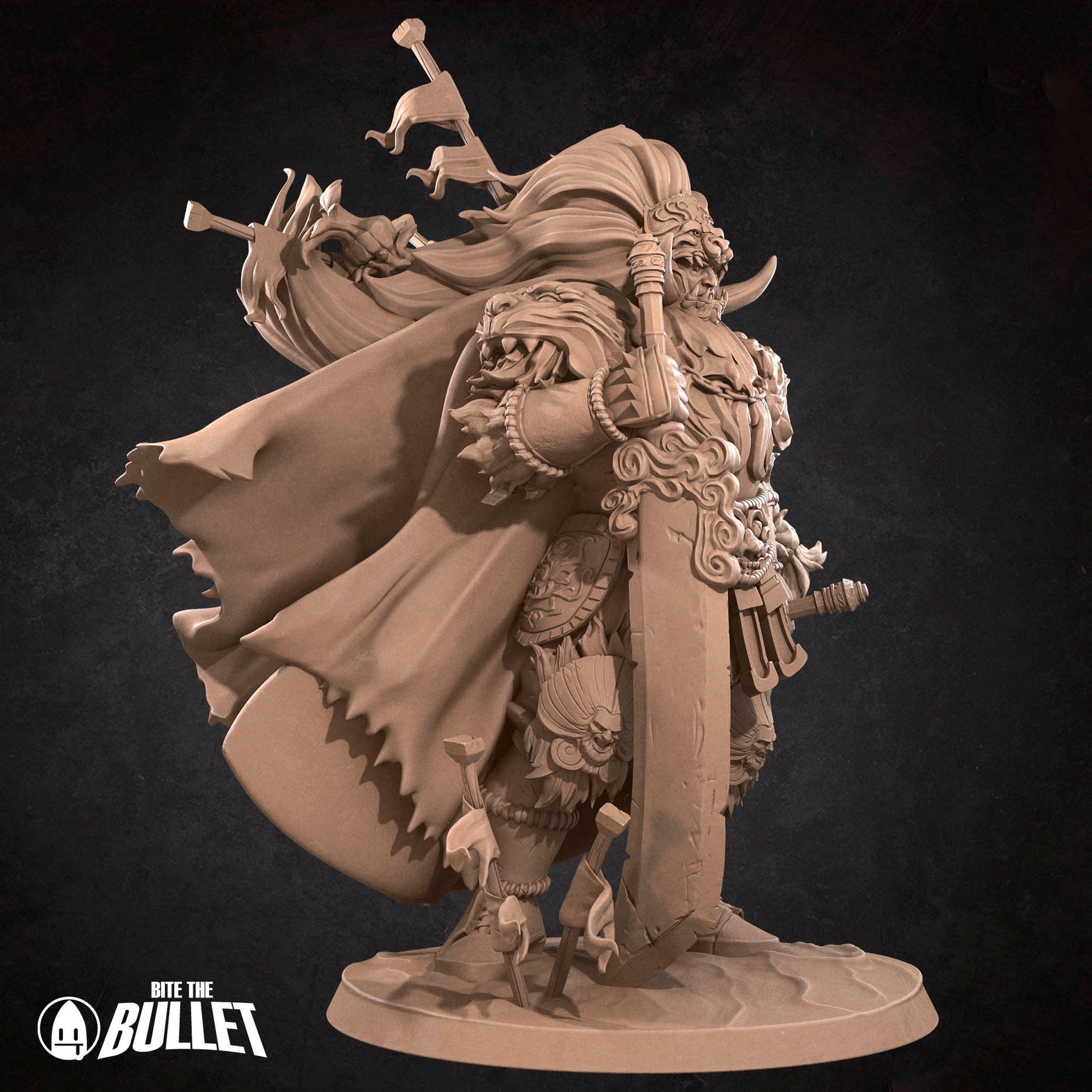 Rayan The Starscourge | Bite The Bullet | 35mm Scale | Resin Printed Tabletop RPG Miniature Figures | DND | 5E