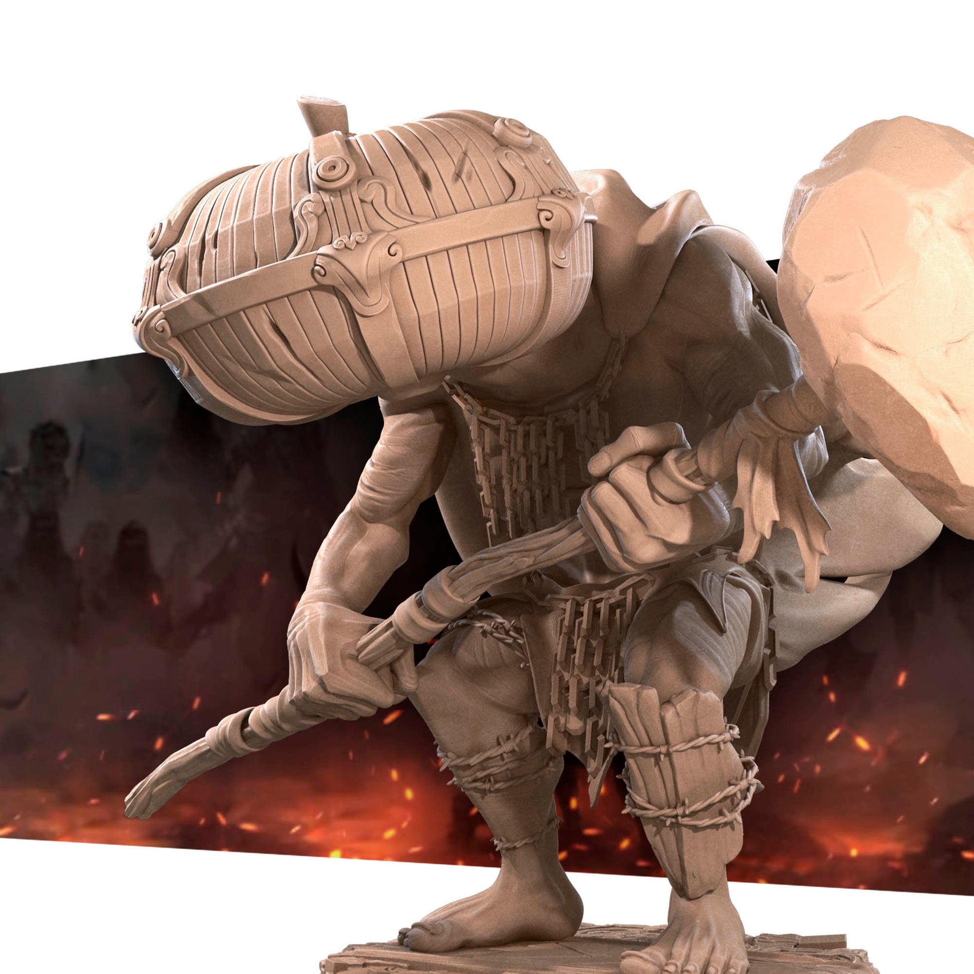Mad Pumpkin | Bite The Bullet | 35mm Scale | Resin Printed Tabletop RPG Miniature Figures | DND | 5E
