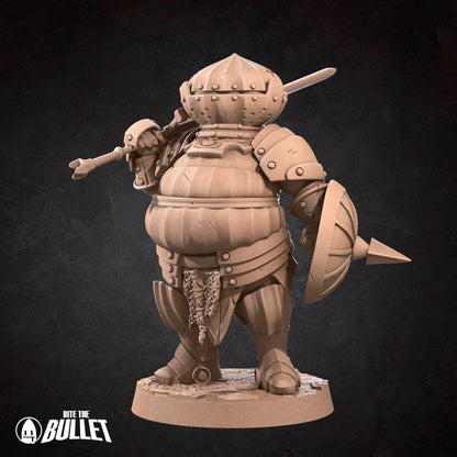 Cry The Onion Knight | Bite The Bullet | 35mm Scale | Resin Printed Tabletop RPG Miniature Figures | DND | 5E