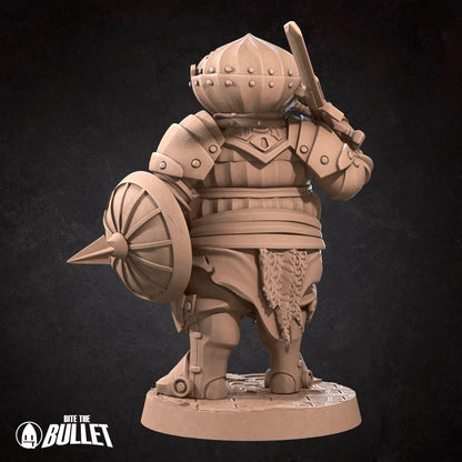 Cry The Onion Knight | Bite The Bullet | 35mm Scale | Resin Printed Tabletop RPG Miniature Figures | DND | 5E
