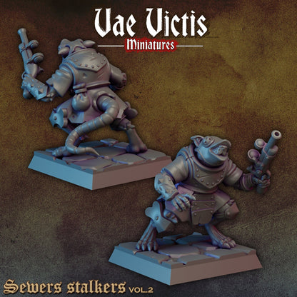 Ratfolk Warband Set Vol.2 | Vae Victis Miniatures | 32mm Scale Resin Printed Tabletop RPG Figures for Tabletop Roleplaying or Wargaming