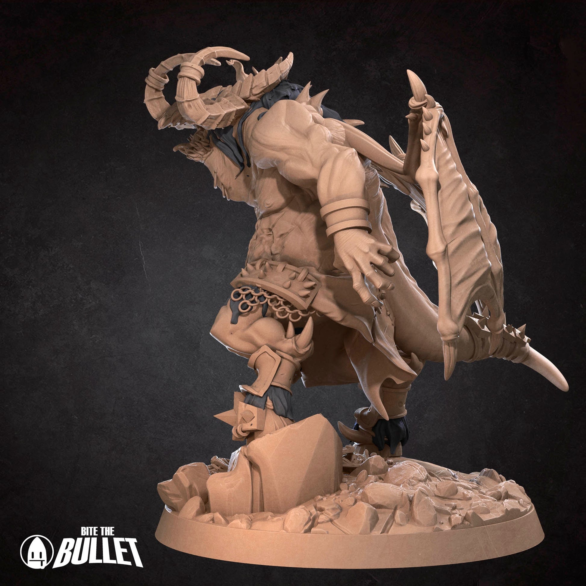 Blood Boss | Bite The Bullet | 35mm Scale | Resin Printed Tabletop RPG Miniature Figures | DND | 5E
