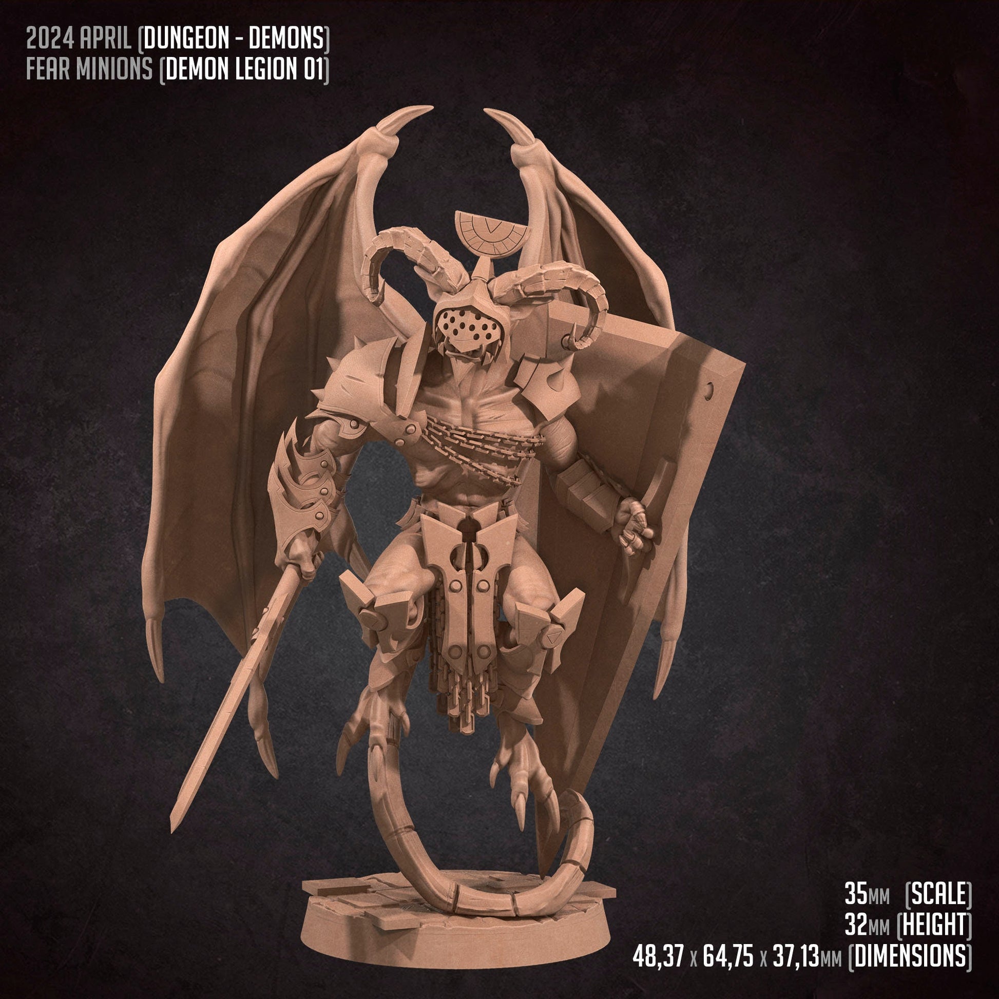 Fear Minions | Bite The Bullet | 35mm Scale | Resin Printed Tabletop RPG Miniature Figures | DND | 5E