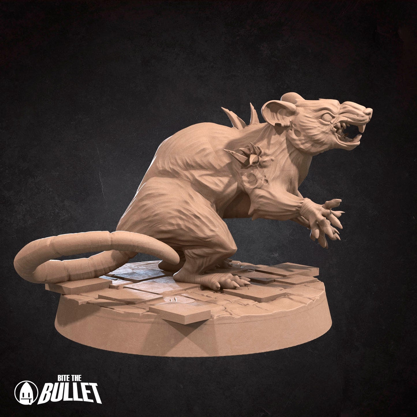 Graveyard Rat Minions Set | Bite The Bullet | 35mm Scale | Resin Printed Tabletop RPG Miniature Figures | DND | 5E