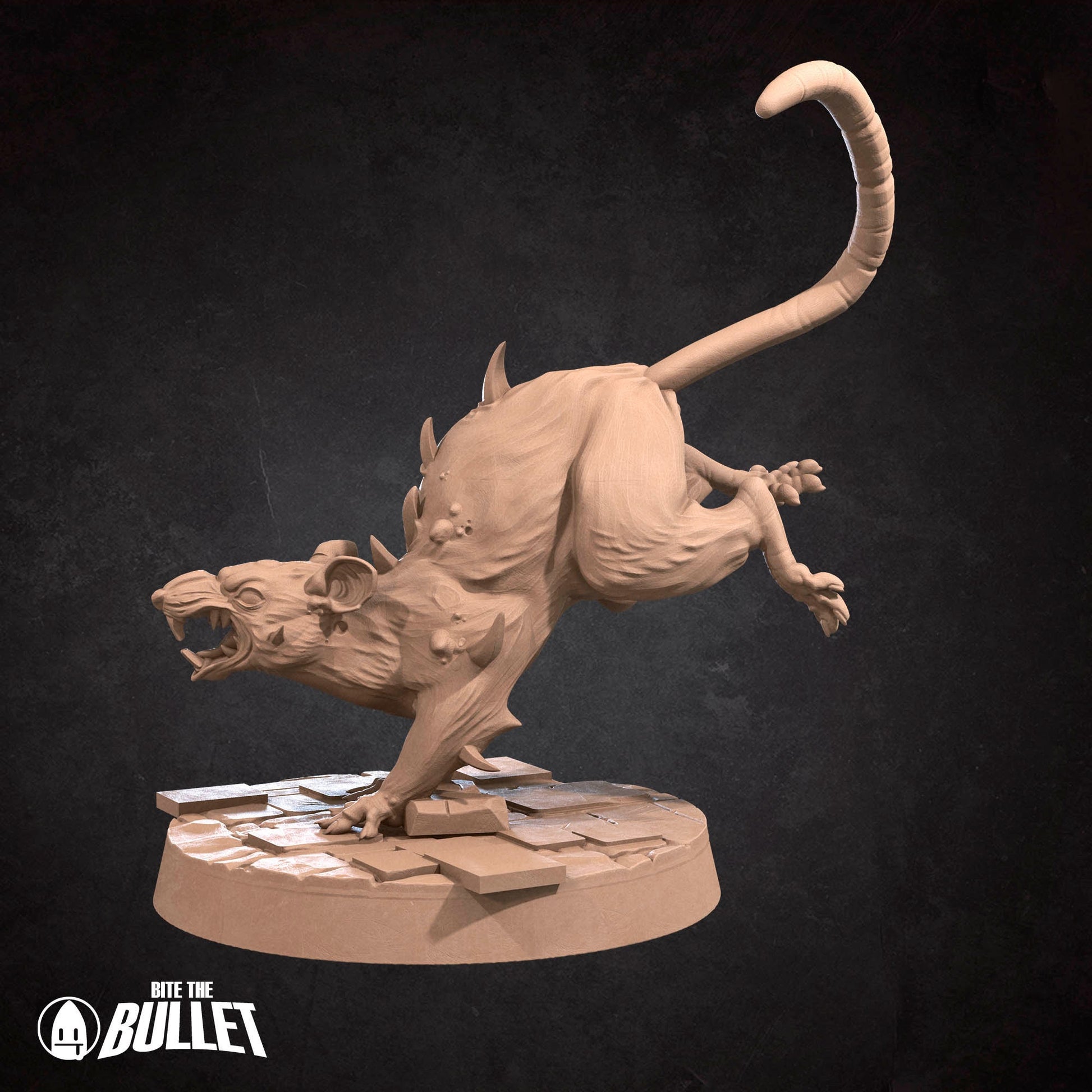 Graveyard Rat Minions Set | Bite The Bullet | 35mm Scale | Resin Printed Tabletop RPG Miniature Figures | DND | 5E