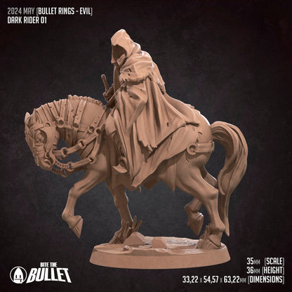 Dark Riders Set | Bite The Bullet | 35mm Scale | Resin Printed Tabletop RPG Miniature Figures | DND | 5E