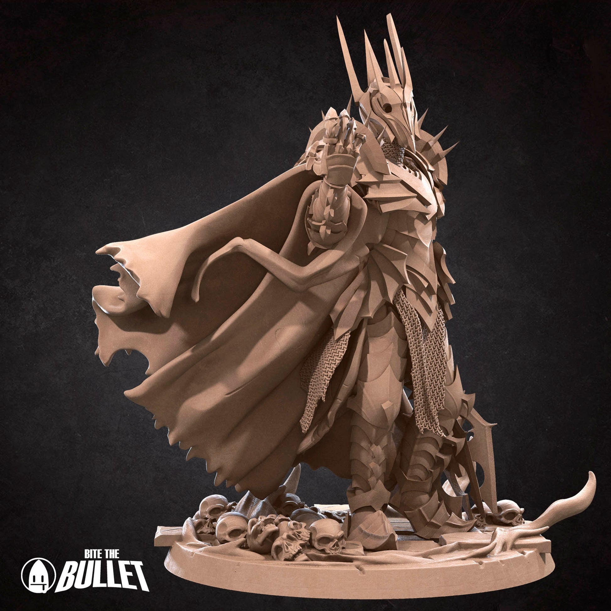 Dark Lord | Bite The Bullet | 35mm Scale | Resin Printed Tabletop RPG Miniature Figures | DND | 5E