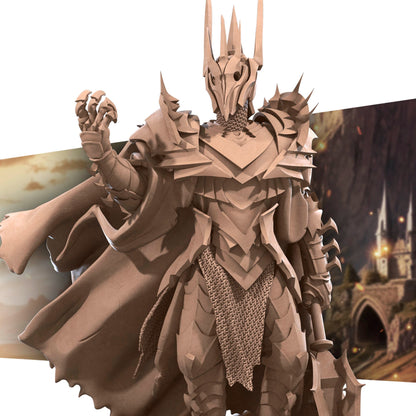 Dark Lord | Bite The Bullet | 35mm Scale | Resin Printed Tabletop RPG Miniature Figures | DND | 5E