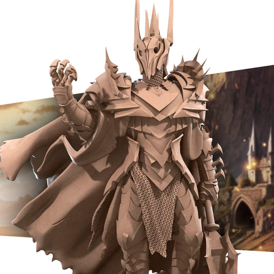 Dark Lord | Bite The Bullet | 35mm Scale | Resin Printed Tabletop RPG Miniature Figures | DND | 5E