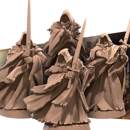 Dark Wraiths Set | Bite The Bullet | 35mm Scale | Resin Printed Tabletop RPG Miniature Figures | DND | 5E