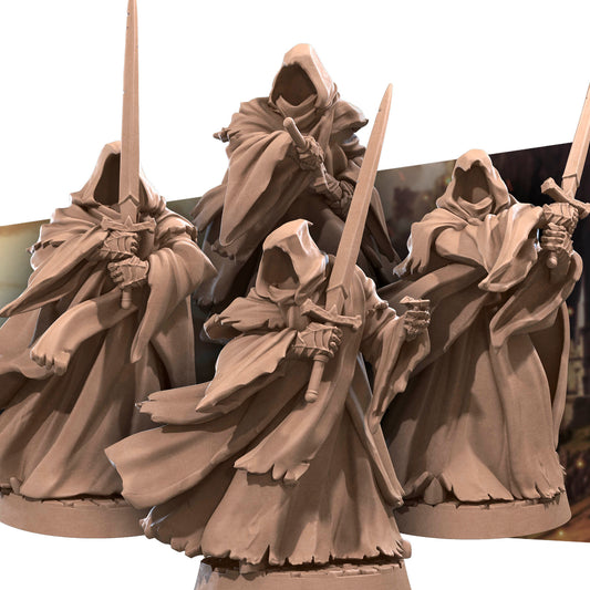Dark Wraiths Set | Bite The Bullet | 35mm Scale | Resin Printed Tabletop RPG Miniature Figures | DND | 5E