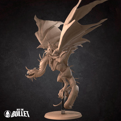 Mounted Witch King | Bite The Bullet | 35mm Scale | Resin Printed Tabletop RPG Miniature Figures | DND | 5E