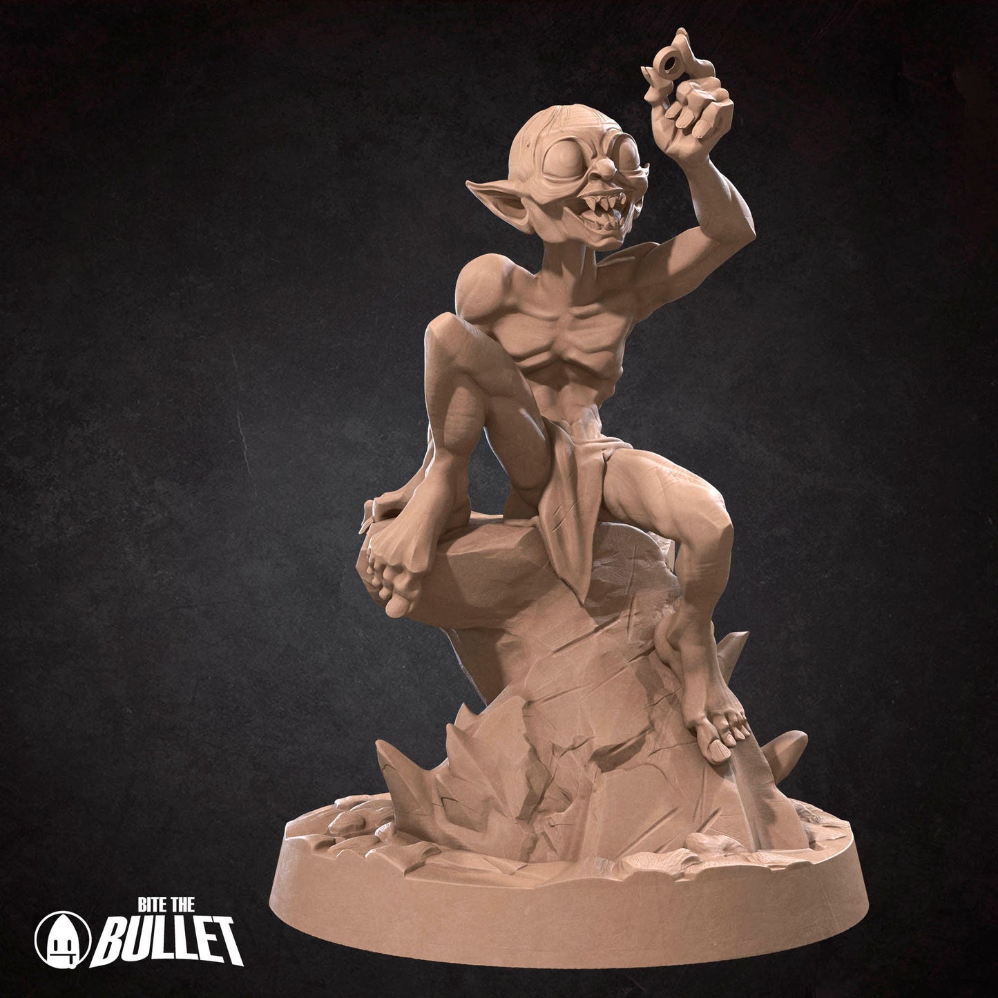 Ring Obsessed Creature | Bite The Bullet | 35mm Scale | Resin Printed Tabletop RPG Miniature Figures | DND | 5E