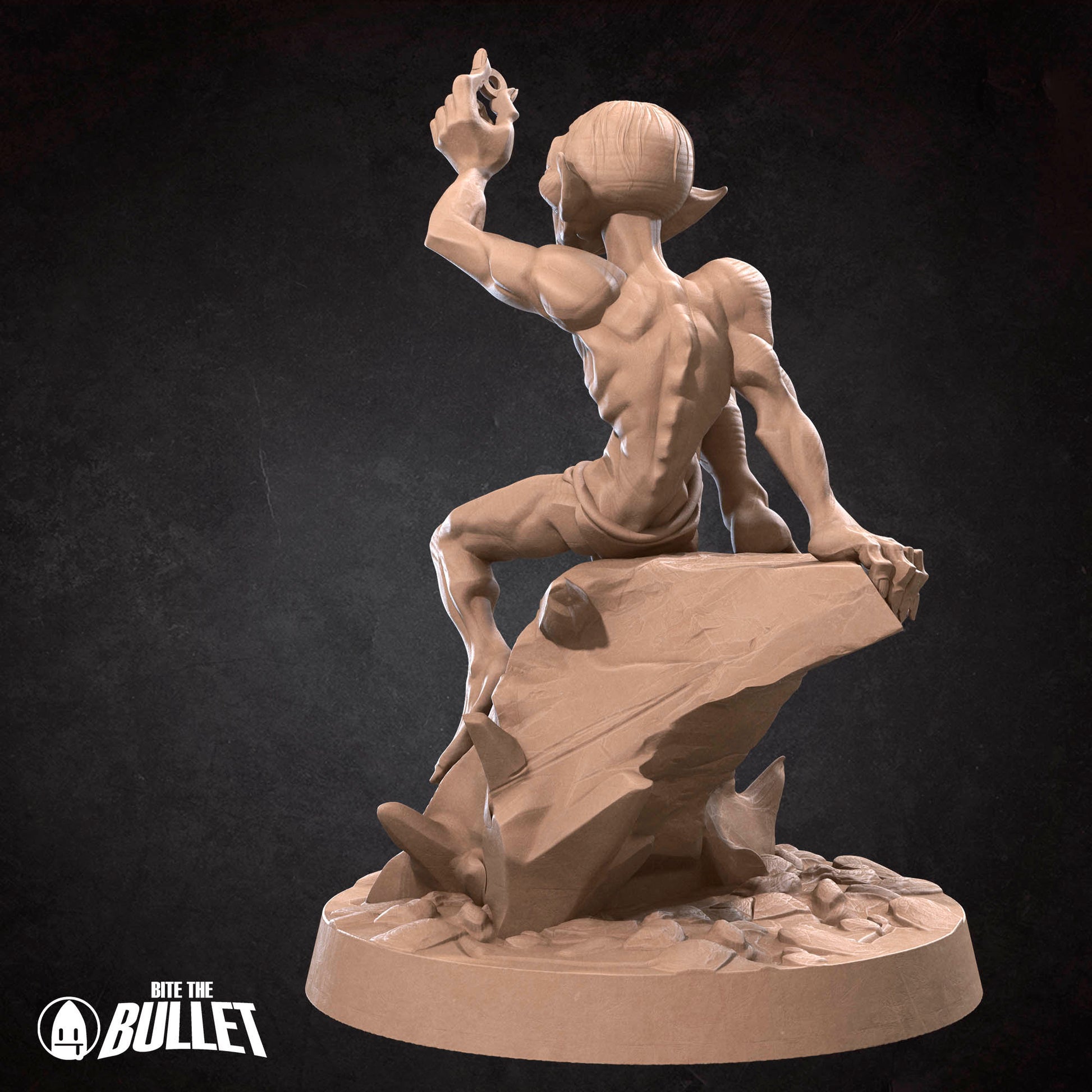 Ring Obsessed Creature | Bite The Bullet | 35mm Scale | Resin Printed Tabletop RPG Miniature Figures | DND | 5E