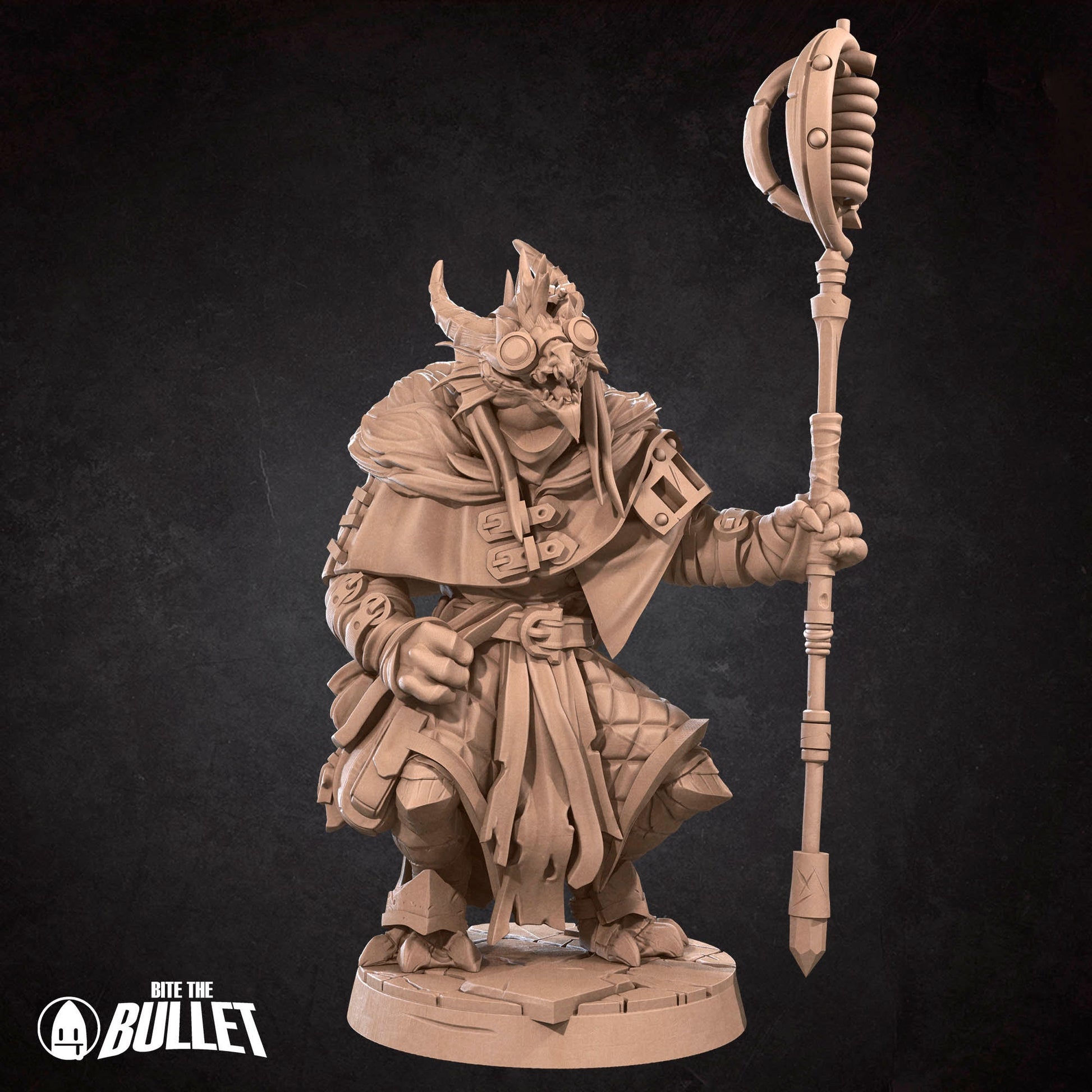Dragonborn Artificer | Bite The Bullet | 35mm Scale | Resin Printed Tabletop RPG Miniature Figures | DND | 5E