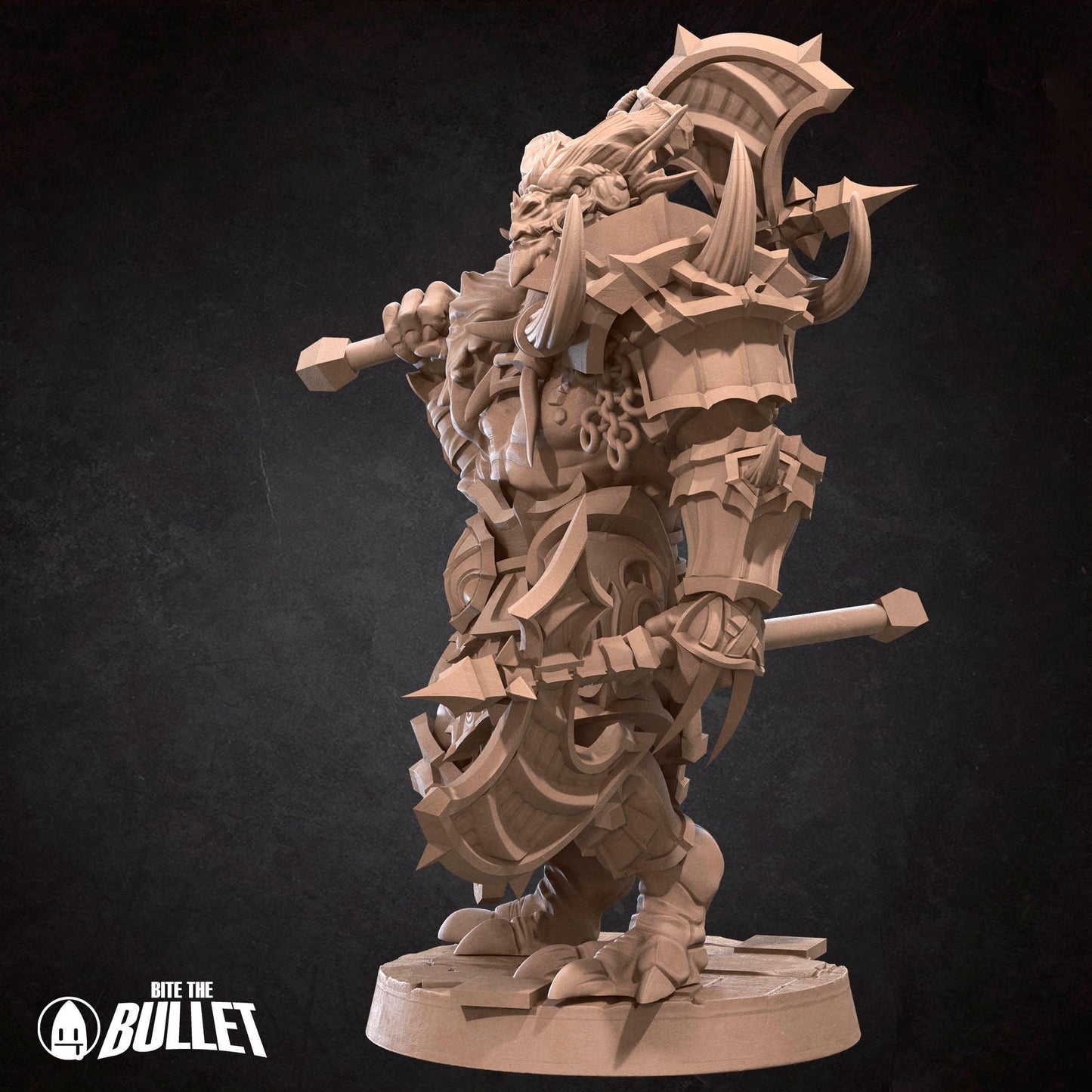 Dragonborn Barbarian | Bite The Bullet | 35mm Scale | Resin Printed Tabletop RPG Miniature Figures | DND | 5E