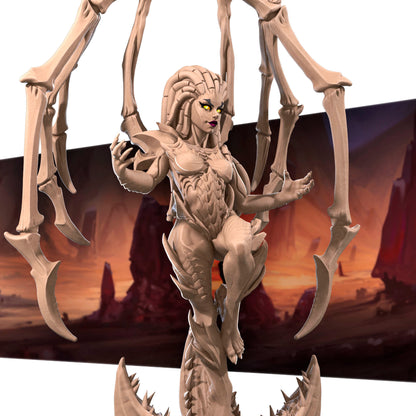 Sarah Queen Of Blades | NSFW Option | Bite The Bullet | 35mm Scale | Resin Printed Tabletop RPG Miniature Figures | DND | 5E