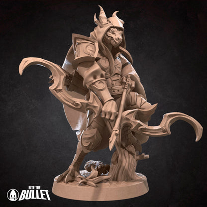 Dragonborn Barbarian | Bite The Bullet | 35mm Scale | Resin Printed Tabletop RPG Miniature Figures | DND | 5E