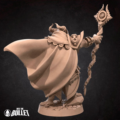Dragonborn Sorcerer | Bite The Bullet | 35mm Scale | Resin Printed Tabletop RPG Miniature Figures | DND | 5E