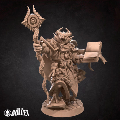 Dragonborn Sorcerer | Bite The Bullet | 35mm Scale | Resin Printed Tabletop RPG Miniature Figures | DND | 5E