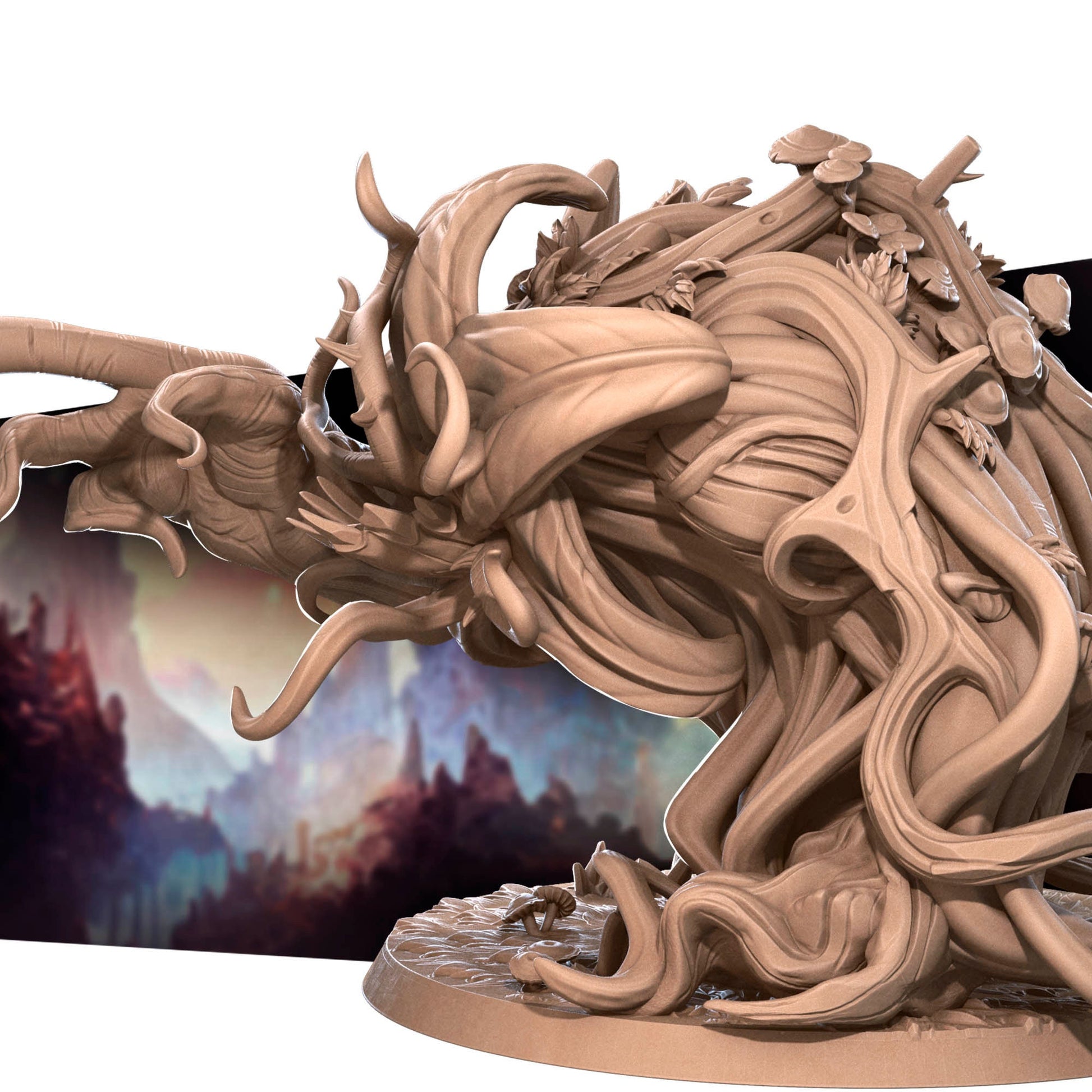Marshland Shambler | Bite The Bullet | 35mm Scale | Resin Printed Tabletop RPG Miniature Figures | DND | 5E